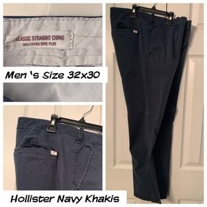 Men’s Hollister Navy Khakis (32x30)